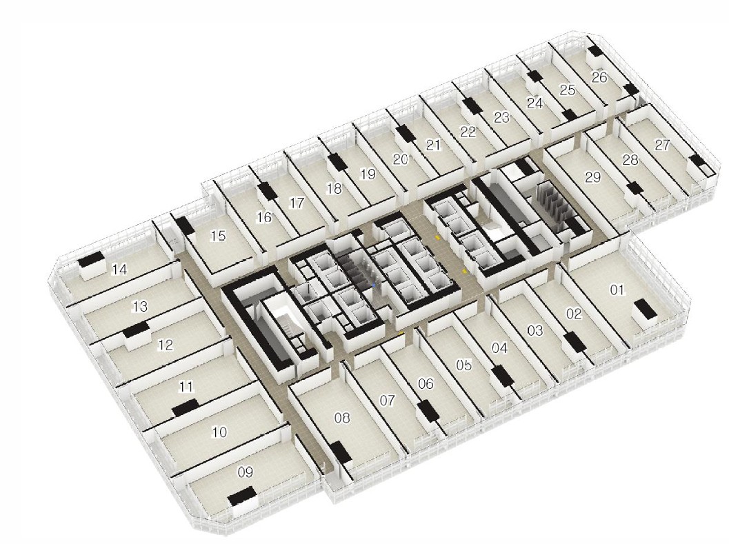 BIFC II 기준층 평면도